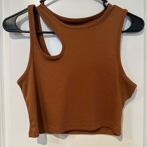 Cropped, cut out tank